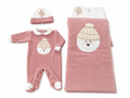 Set Nascita Orsetto 1/3 Mesi Rosa